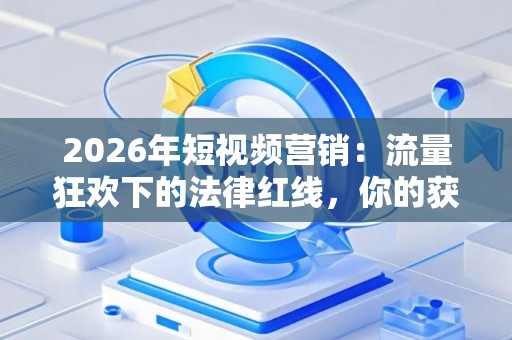 2026年短视频营销：流量狂欢下的法律红线，你的获客技巧踩雷了吗？