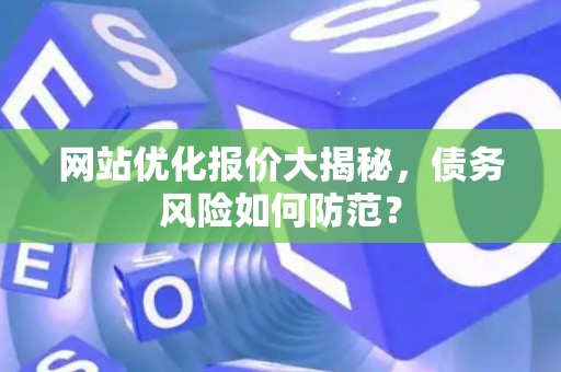 网站优化报价大揭秘，债务风险如何防范？