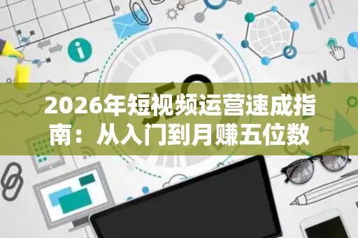 2026年短视频运营速成指南:从入门到月赚五位数 2026年短视频运营速成指南:从入门到月赚五位数